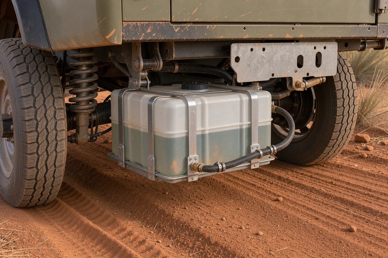 Illustrative scene for The Direct Penalty: Payload, Weight Distribution, and Dynamics
