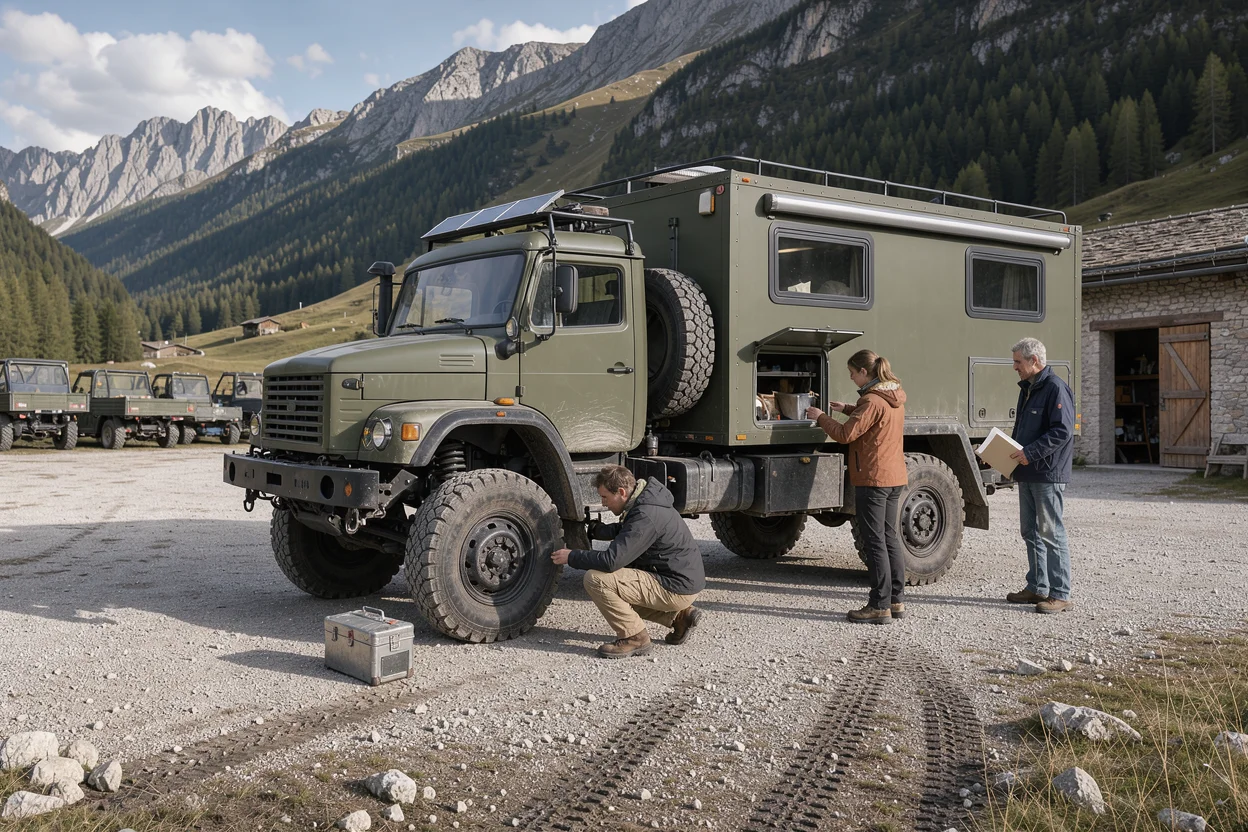 Illustrative scene for Buying an Expedition Vehicle in Europe: A Practical Guide
