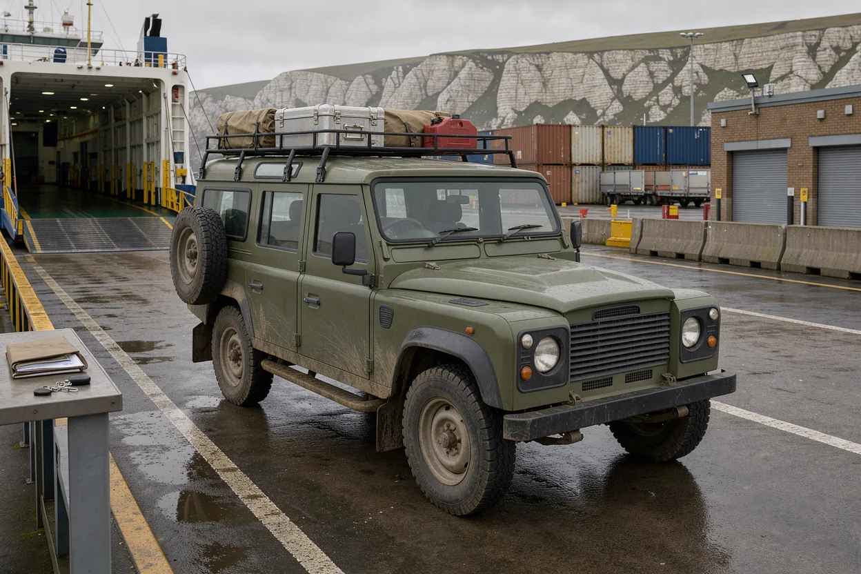 Illustrative scene for What to Consider Before Importing a Vehicle into the UK