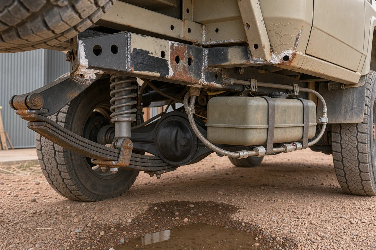 Illustrative scene for Evaluating Remote Vehicle Condition and Modifications