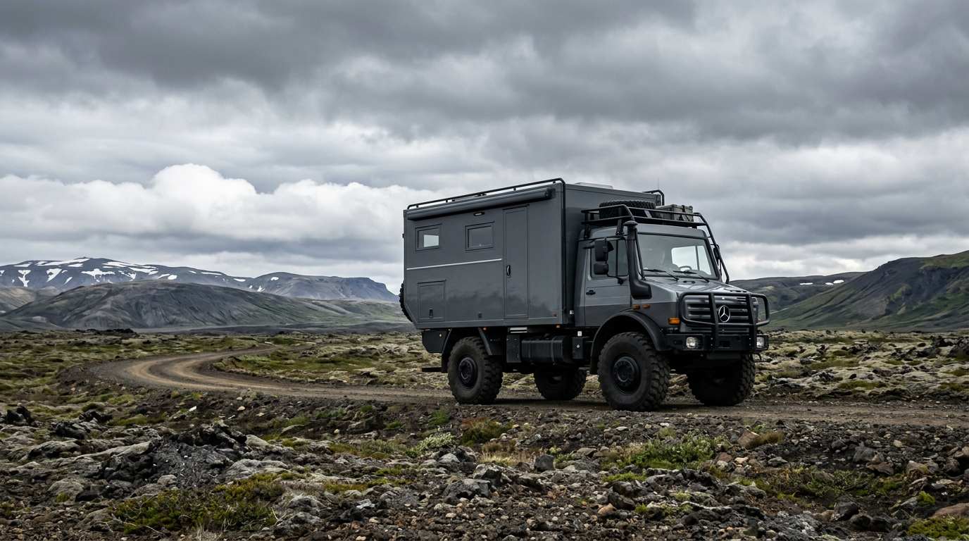 Category photograph representing expedition trucks